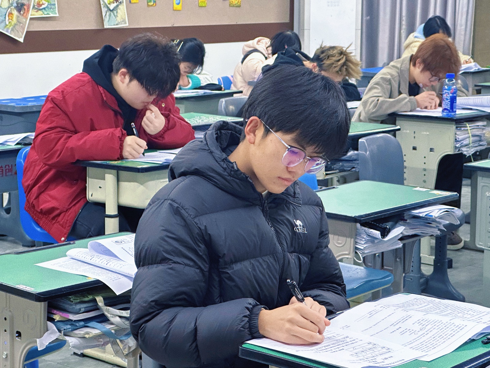 学情检测现场